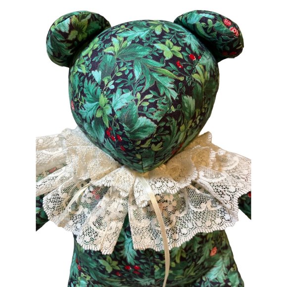 Homemade Stuffed Plush Teddy Bear Christmas Theme Pattern - Picture 3 of 11